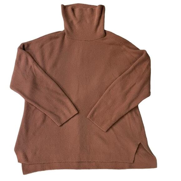 Abercrombie and Fitch Sweater Turtleneck Rust/Burnt Orange Wool Blend Large - Picture 1 of 4